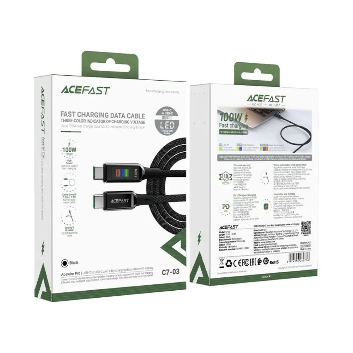 Acefast C7-03 100W USB-C Cable