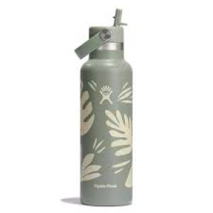 Hydroflask - 21 Oz Standard Flex Straw Cap Botanical Bliss Agav