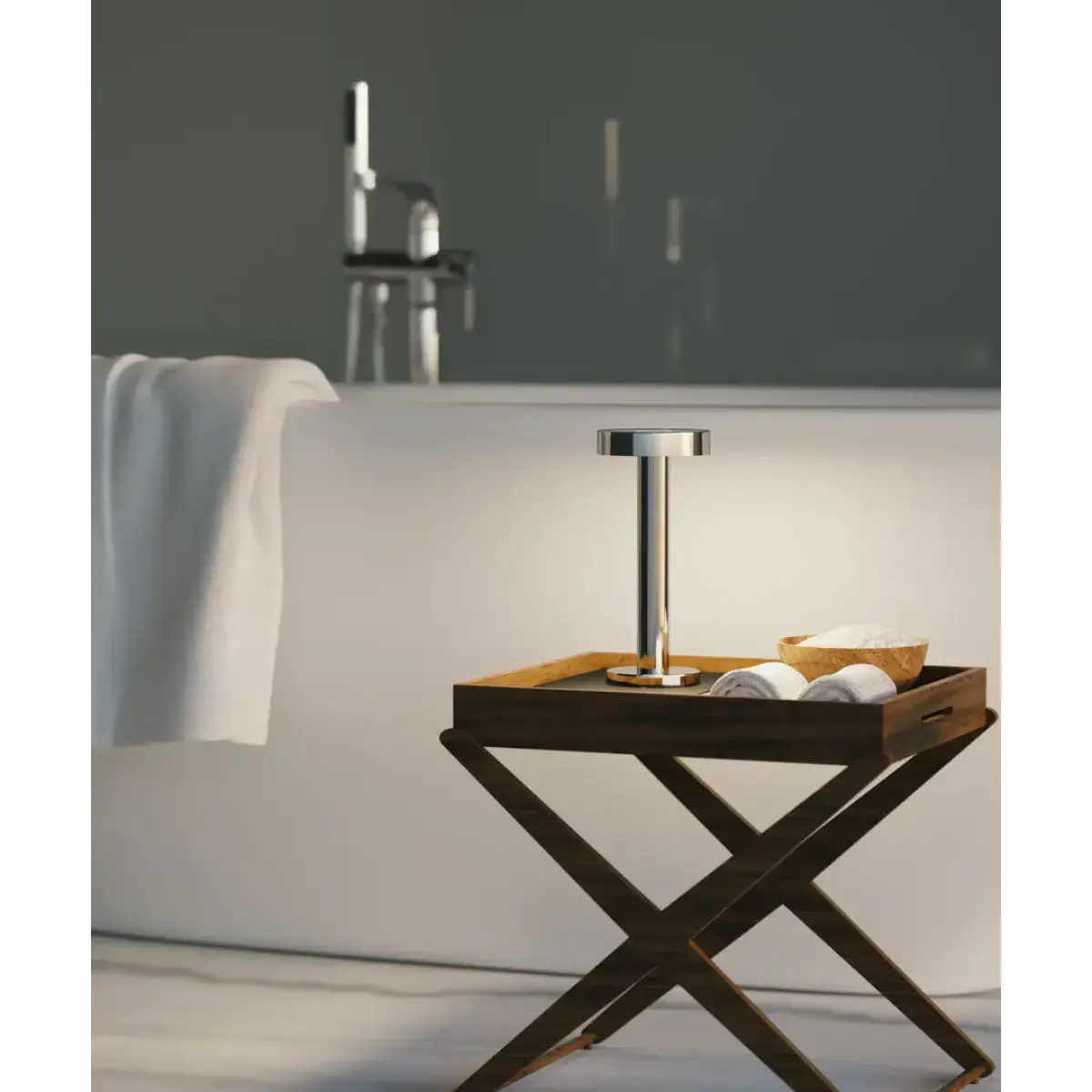 Sompex Boro 20cm Table Lamp 78321 White