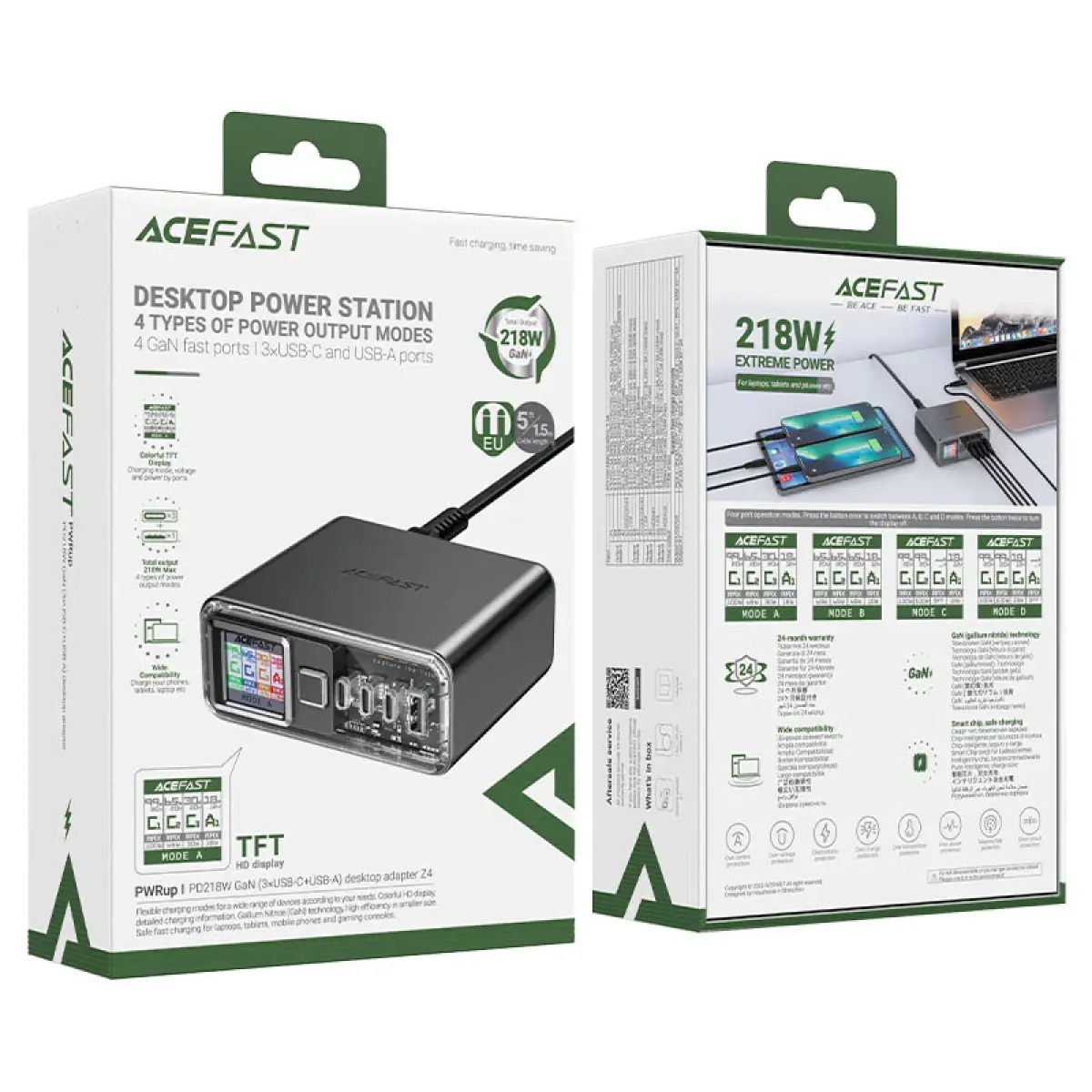 Acefast Desktop Power Station Z4 PD218W GaN