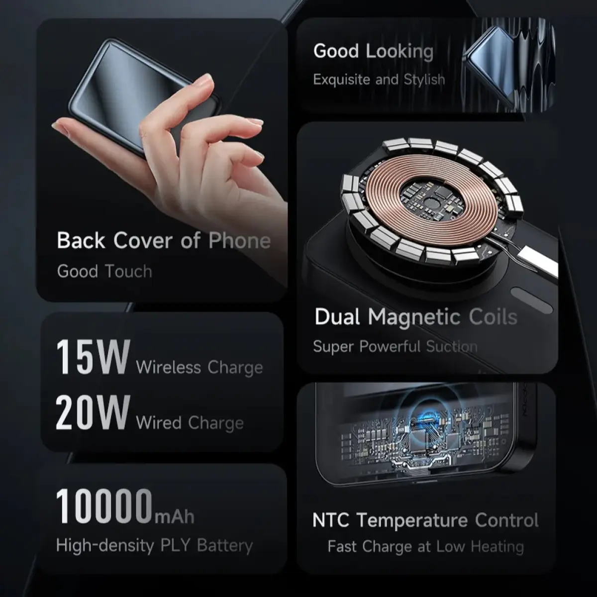 Mcdodo 20W Magnetic Wireless Charging 10000mAh Power Bank