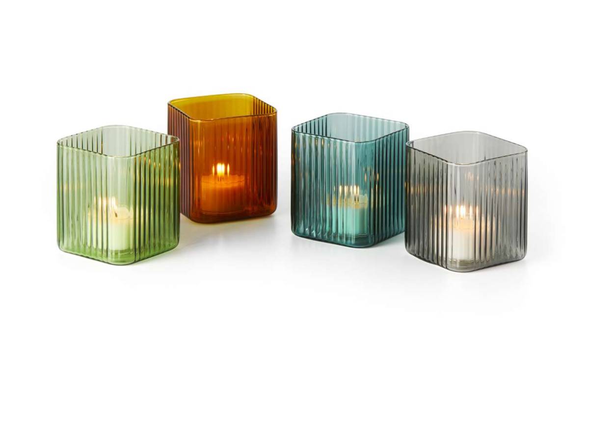 Philippi Candle Holder 1 Pc  113013 Grey 1 Pc