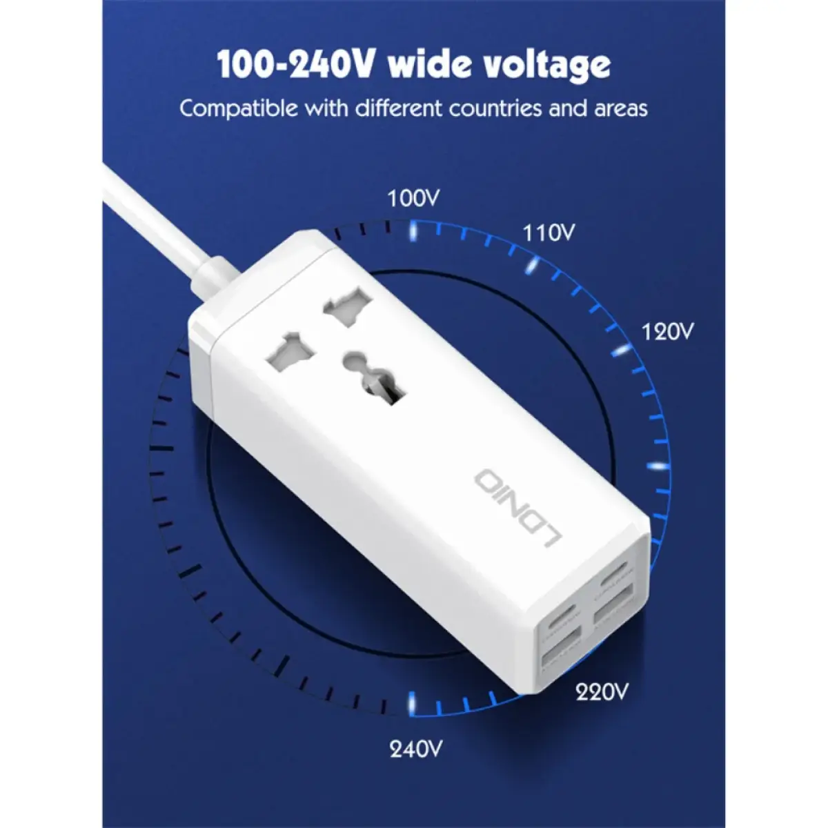 Ldnio 65W Power Adapter SC1418 USB-C
