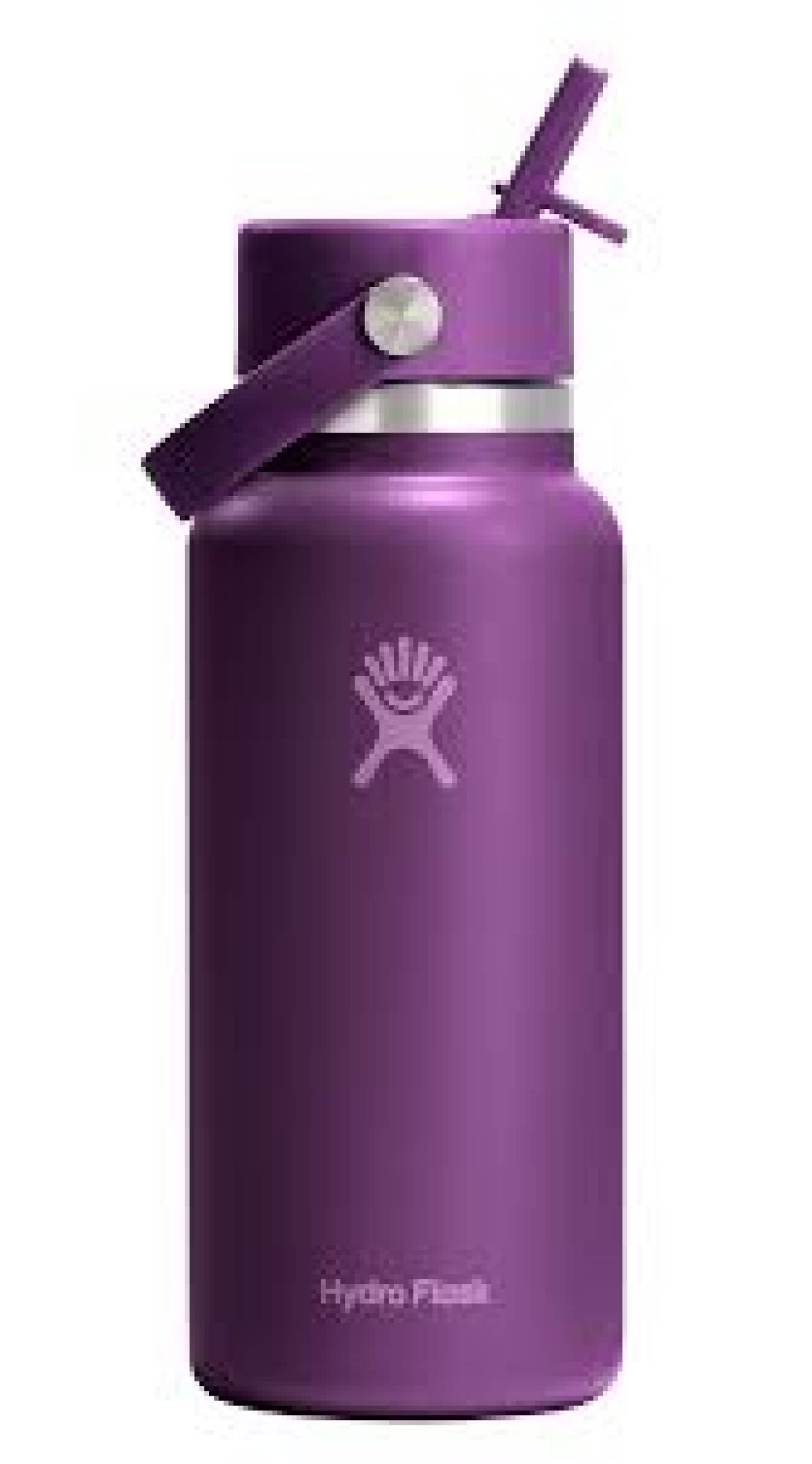 Hydroflask - 32 Oz Wide Flex Straw Cap Beachplum Purple