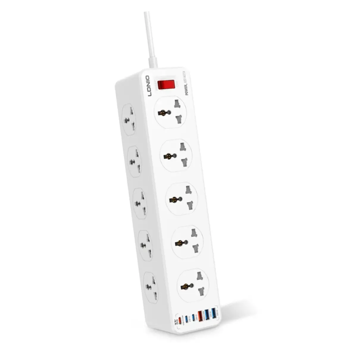 LDNIO 2500W Power Strip PD20W SC10610C