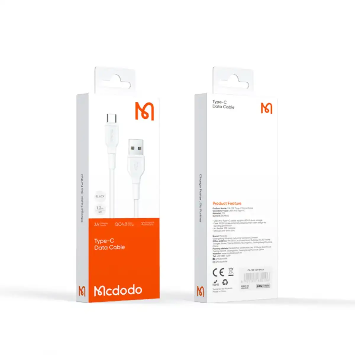 Mcdodo Cable USB-C CA-7280 1.2m