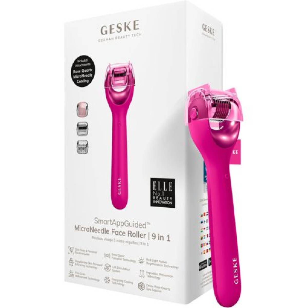 GESKE 000053 MicroNeedling MicroNeedle Face Roller | 9 in 1