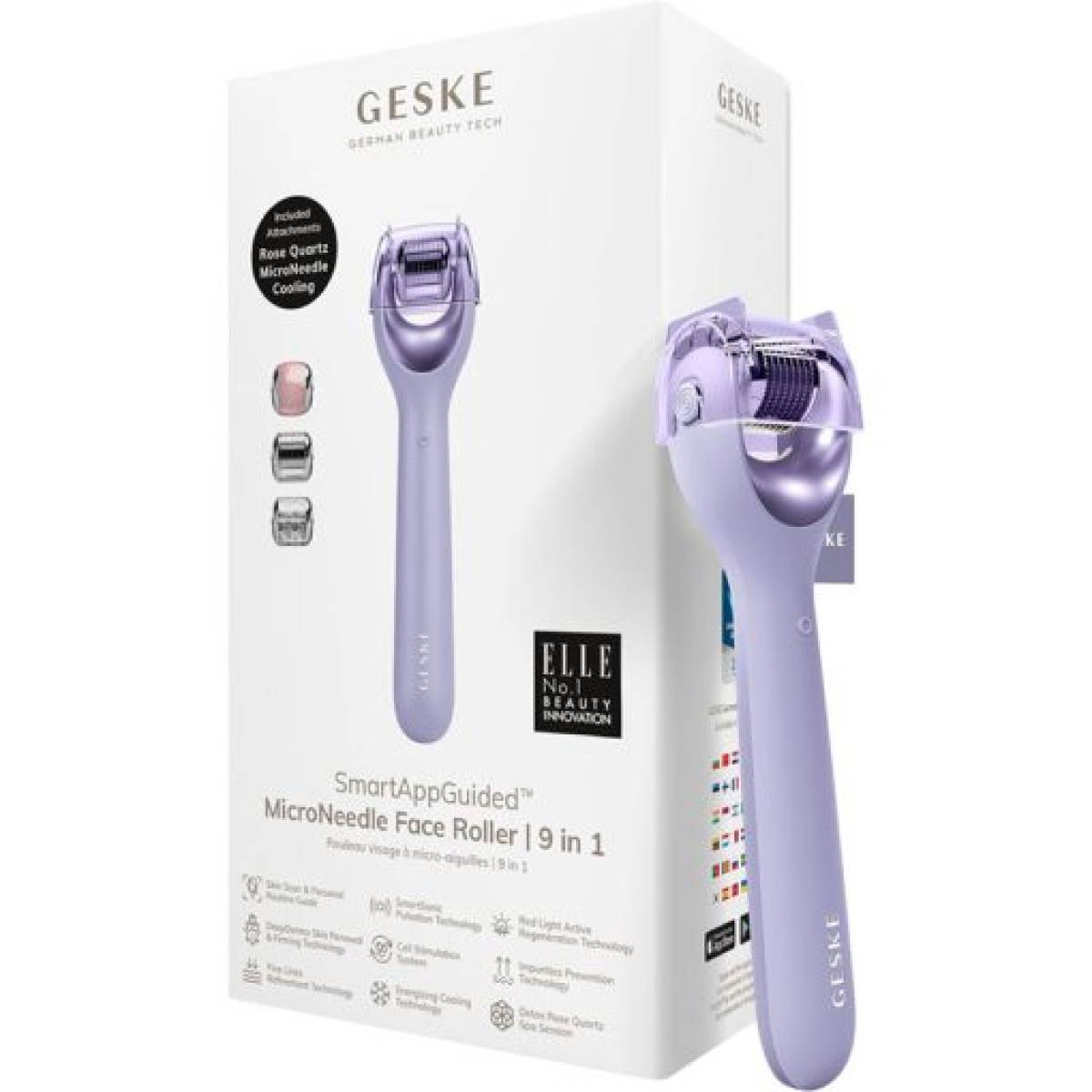 GESKE 000053 MicroNeedling MicroNeedle Face Roller | 9 in 1