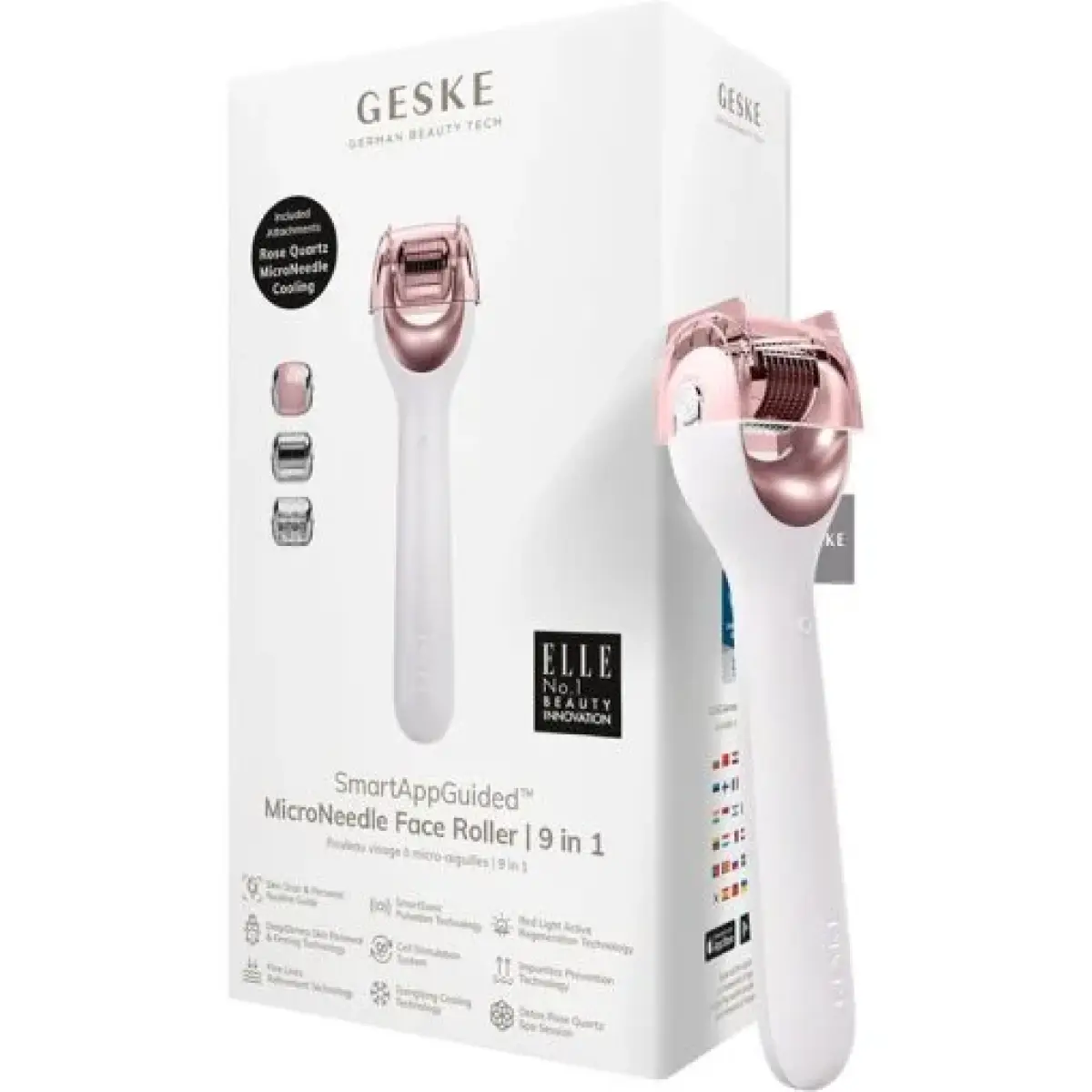 GESKE 000053 MicroNeedling MicroNeedle Face Roller | 9 in 1