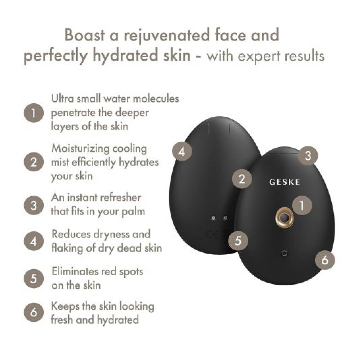 GESKE 000057 Refreshment Facial Hydration Refresher | 4 in 1