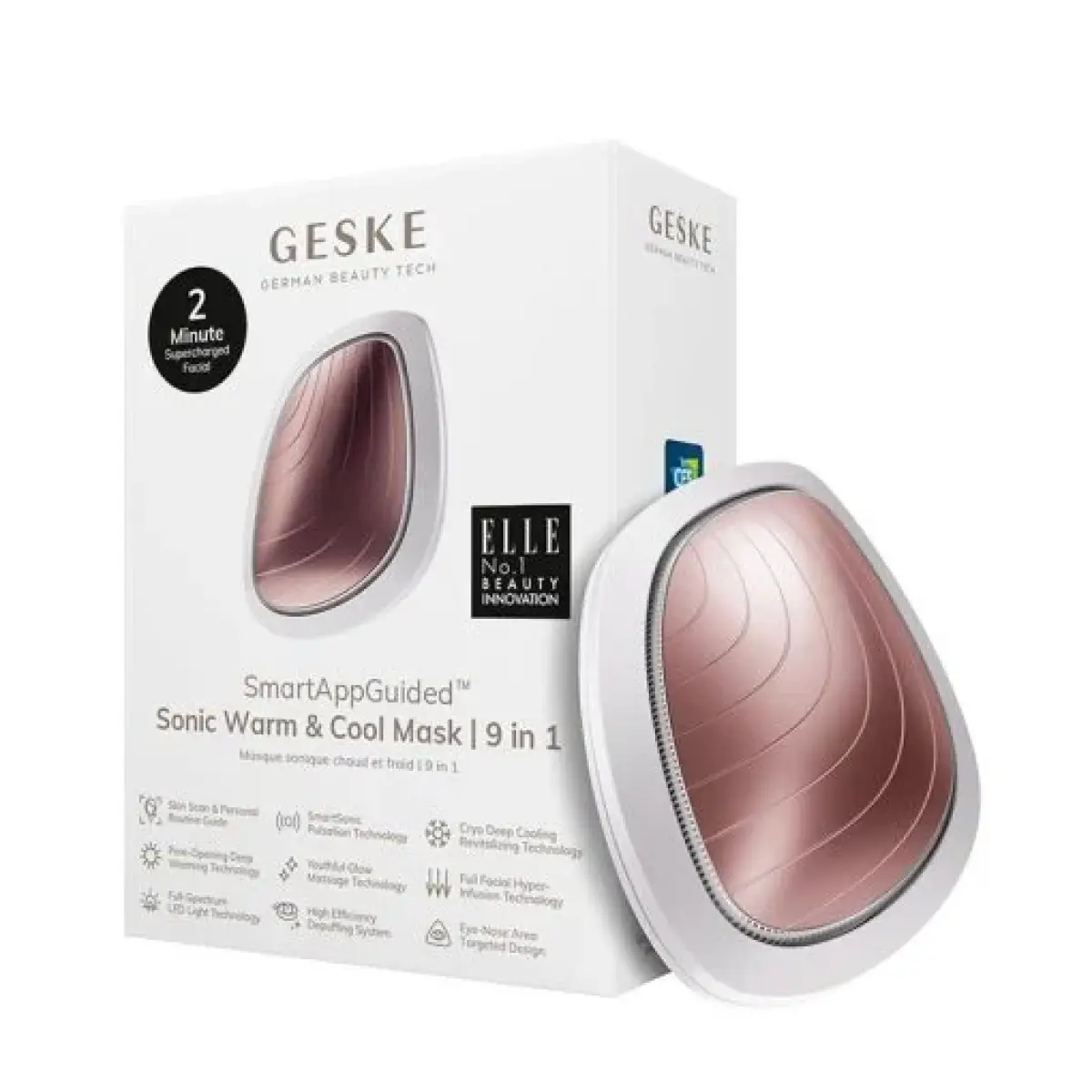 GESKE 000002 Face Masks Sonic Warm & Cool Mask | 9 in 1