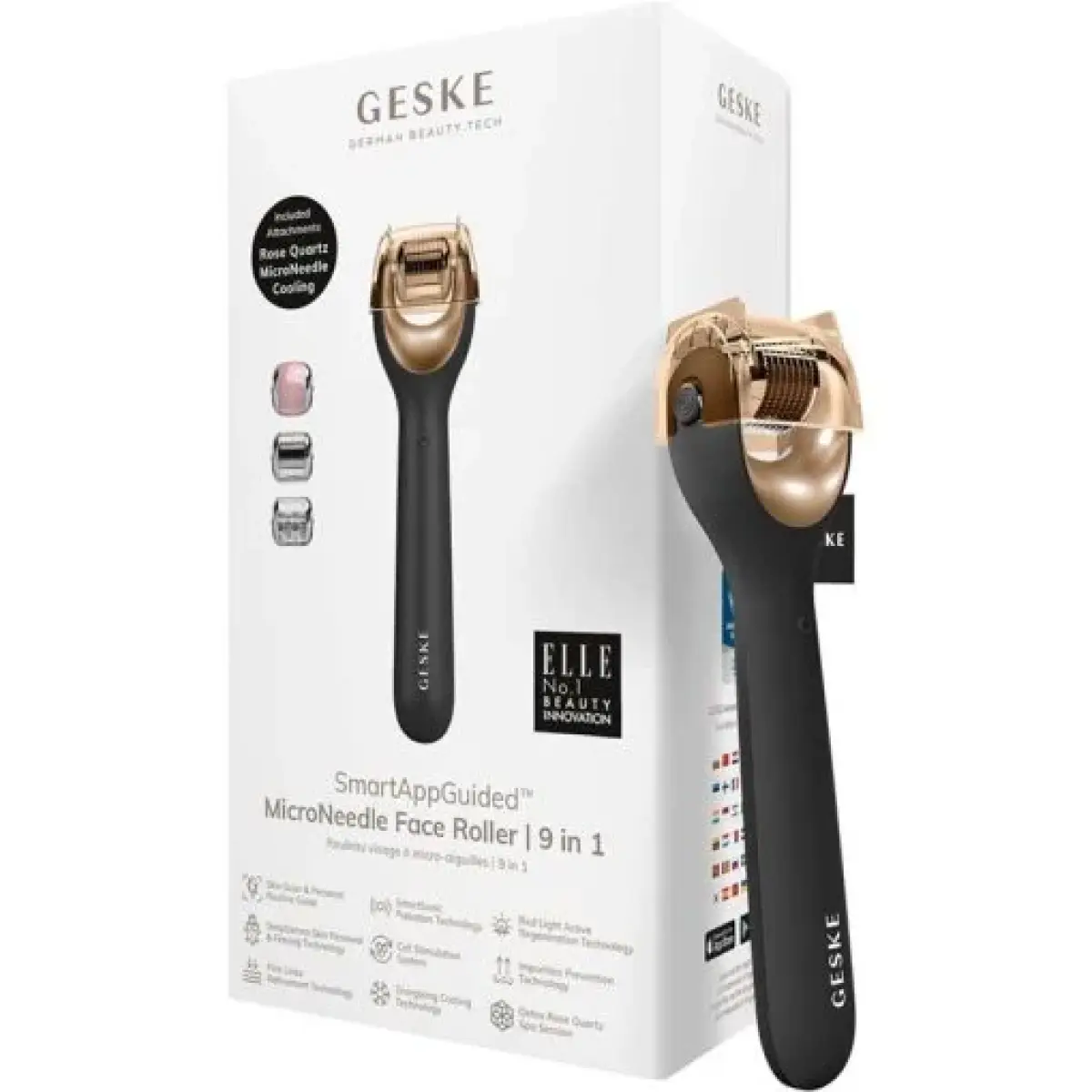 GESKE 000053 MicroNeedling MicroNeedle Face Roller | 9 in 1