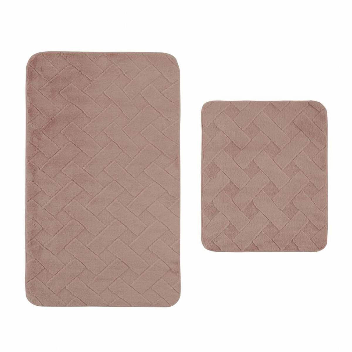 Karaca Home Karving Bathmat - Dusty Rose, 200.22.12.0121