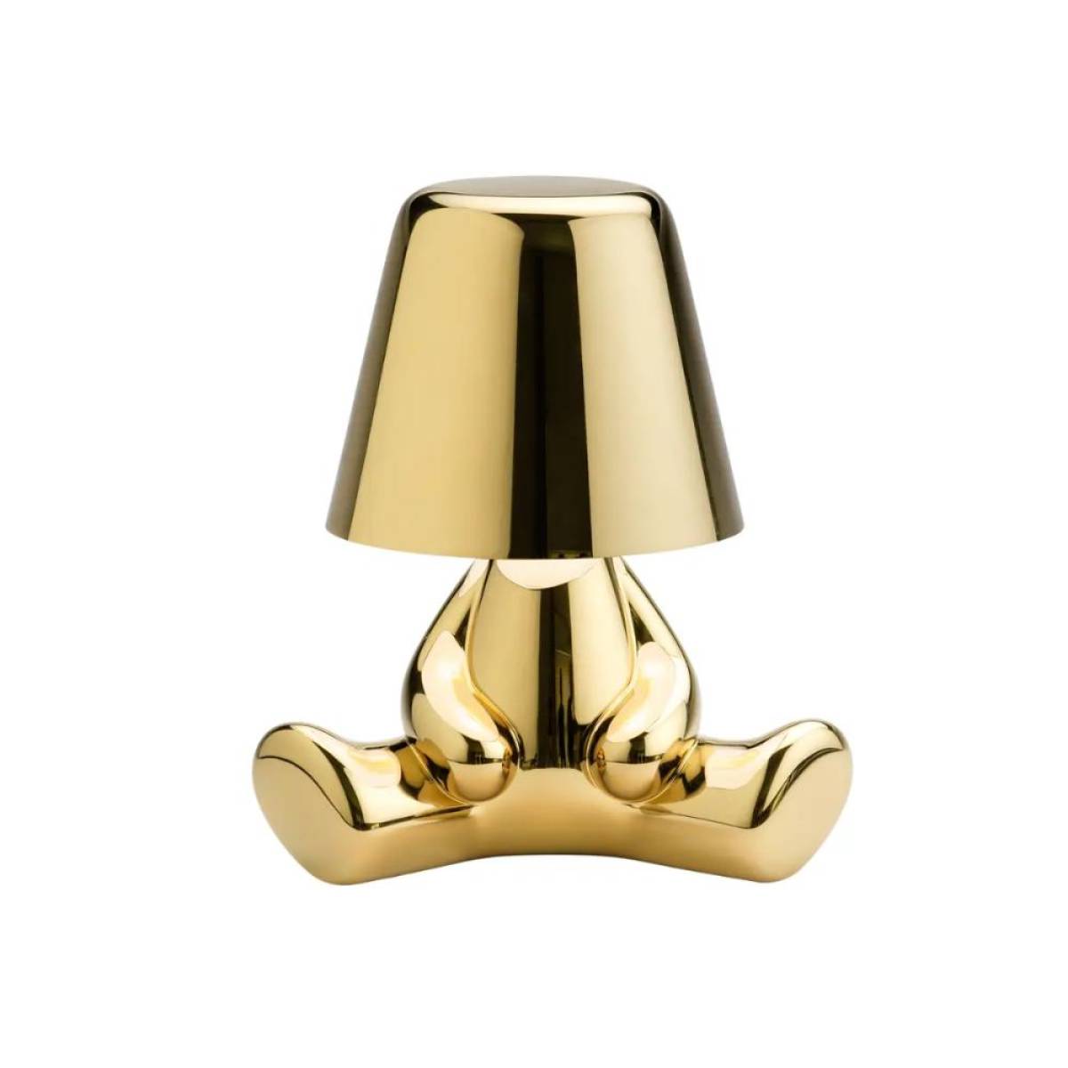 Thinker Gold Led Table Lamp With Touch Control, 3 Light Modes, Sk1951427b