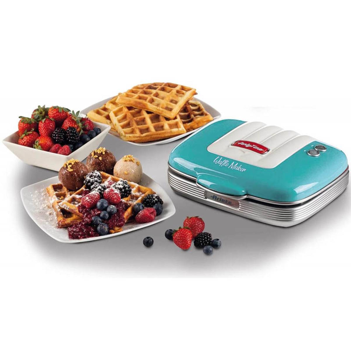 Ariete Waffle Maker Blue 700w