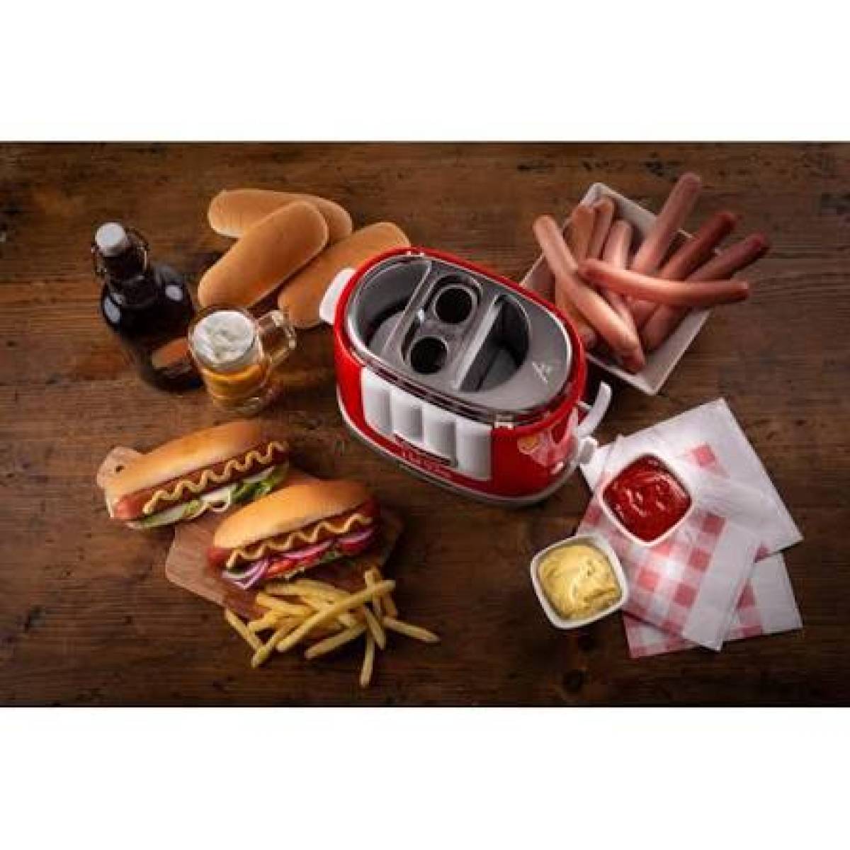 Ariete Hot Dog Maker Red,650w