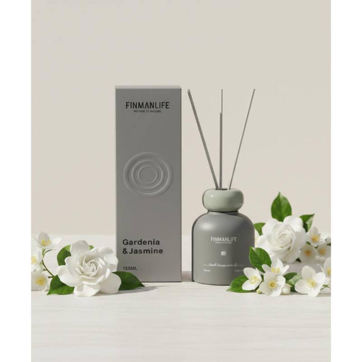Finmanlife Gardenia & Jasmine Reed Diffuser – 150 Ml, Sk929g