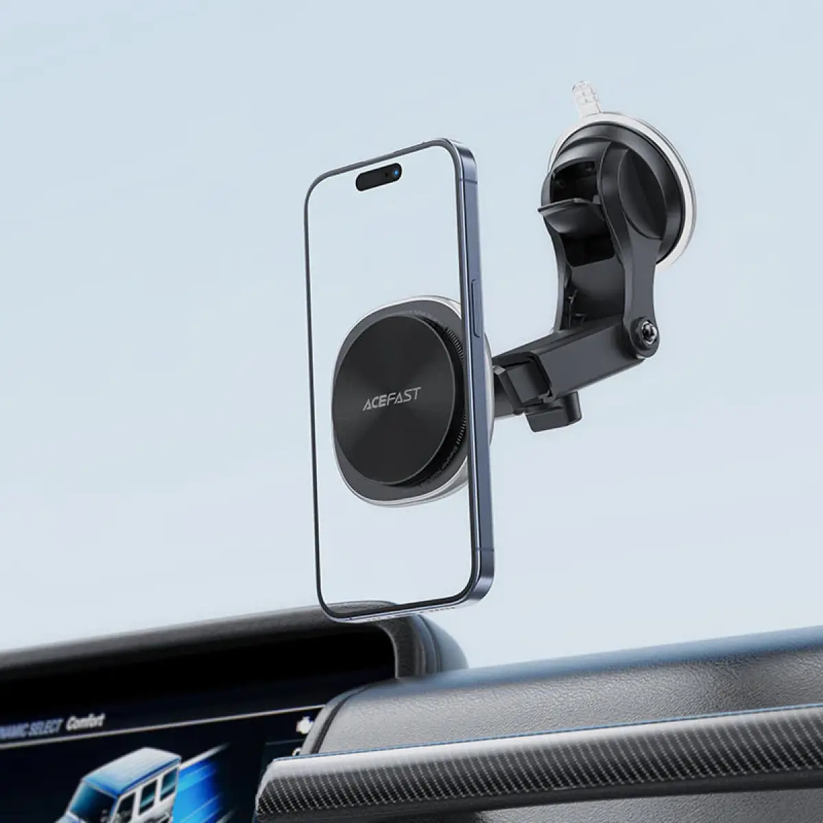 AceFast AirCharge Magnetic Wireless Charger Car Holder D42