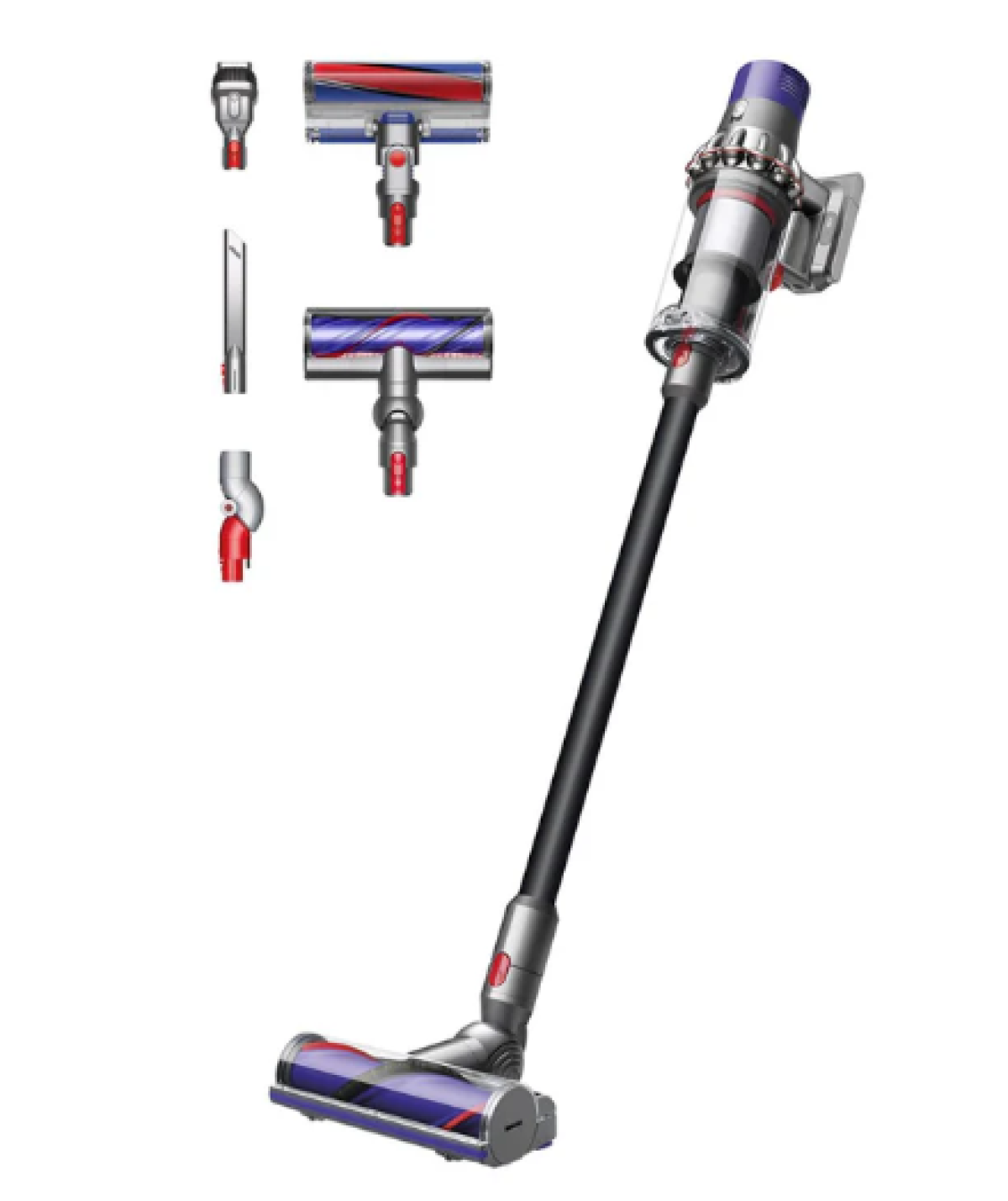 Dyson Cyclone V10 Animal Lightweight Cordless Stick Vacuum Cleaner (Renewed) (Purple)