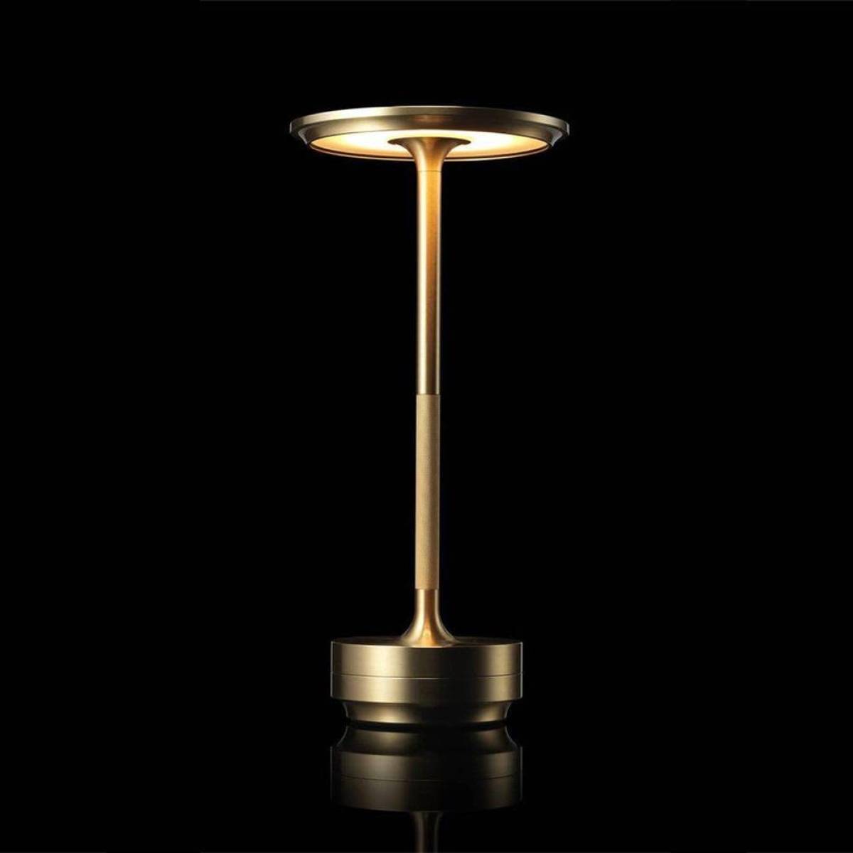 Premium Gold Led Table Lamp 28 Cm – Elegant Ambient Illumination, Sk195147