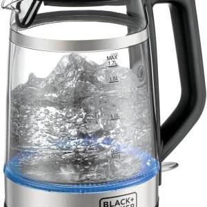 Black+decker Kettle Glass Double Wall 2200w 1.7l
