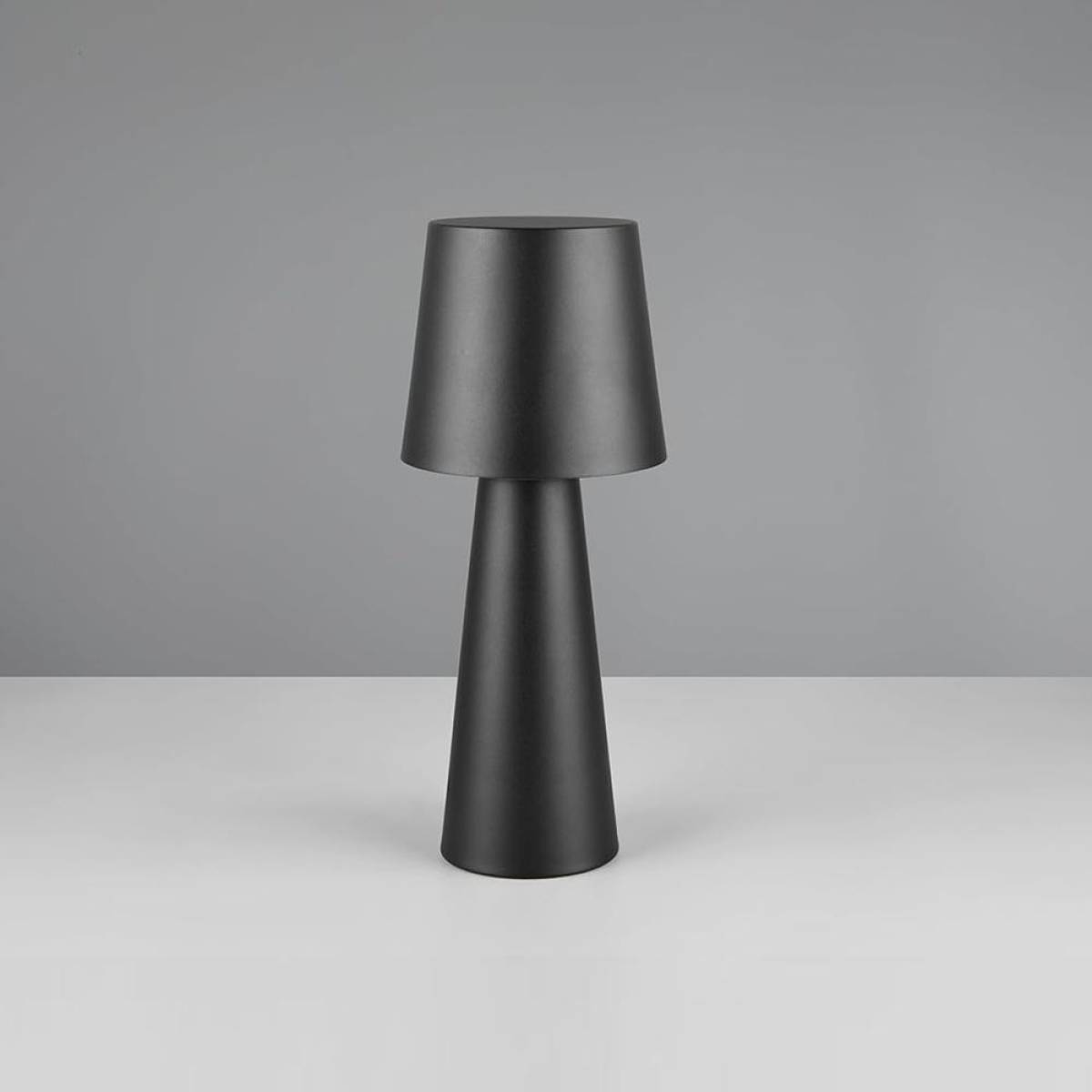 Black Metal Table Lamp  23 cm, Minimalist Design, 3 Light Levels, Sk1951426