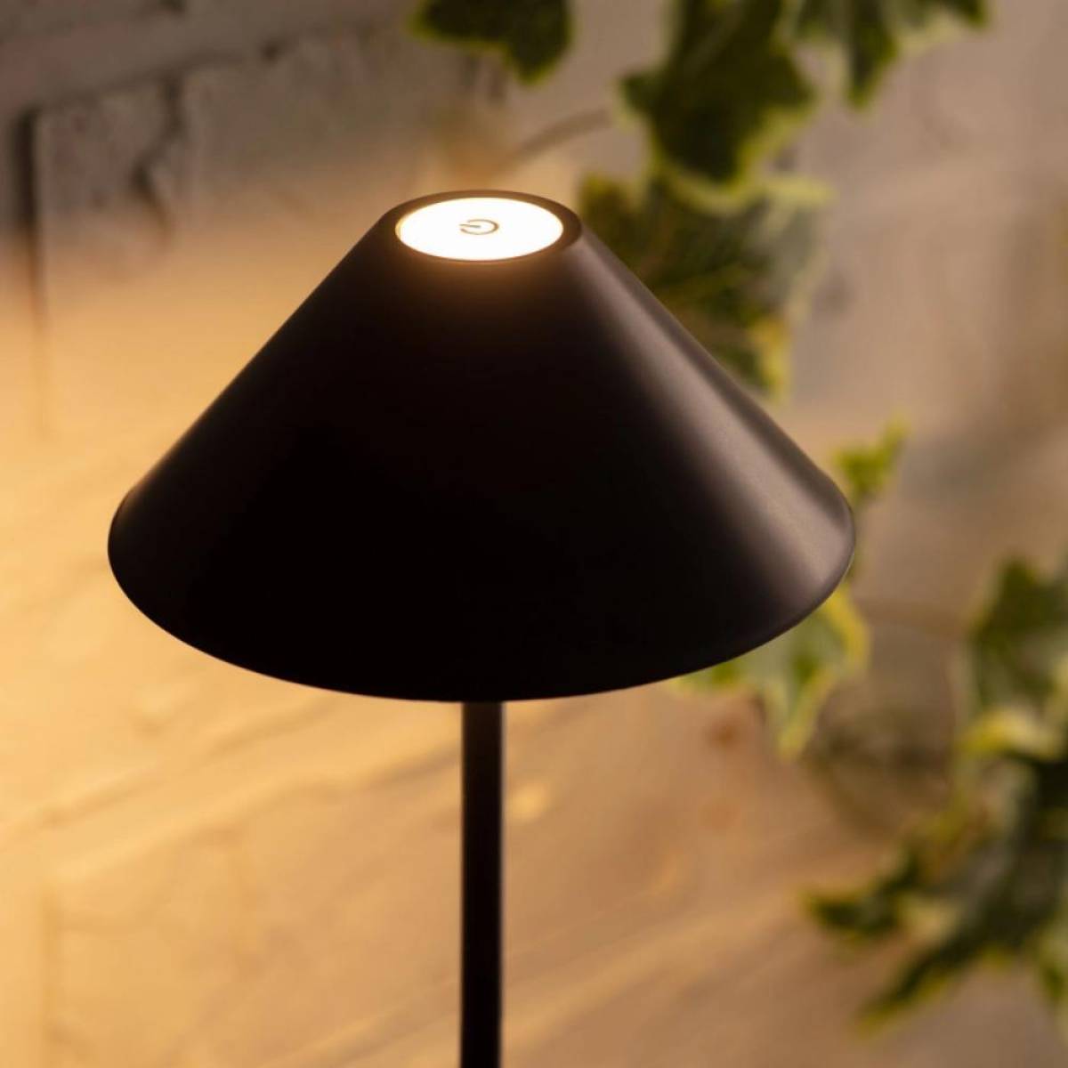 Black Wireless Led Table Lamp – 35 cm, 3 Adjustable Lights, Durable Metal, Sk1951425