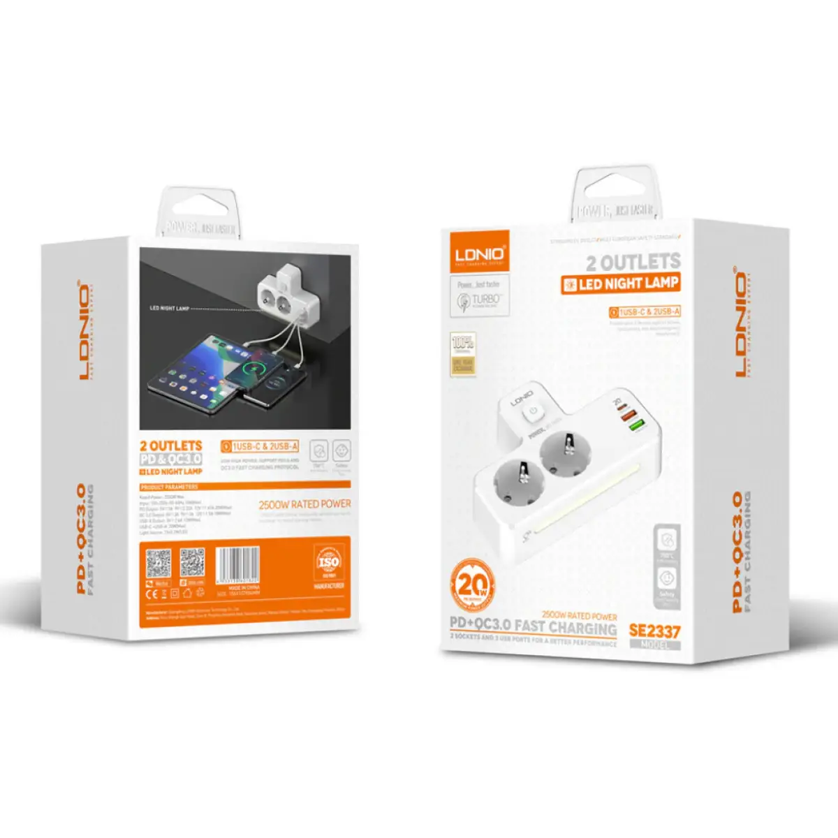Ldnio Portable Electrical Extension Socket SE2337