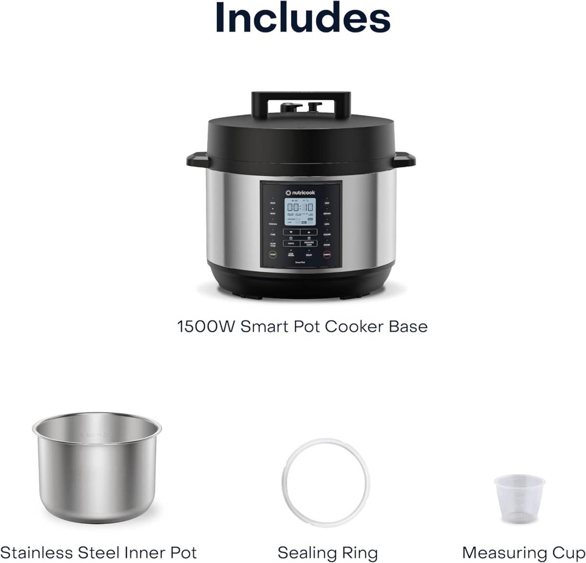 Nutricook Electric Pot 2 Plus 9.5l – Ss Pot, Nc-sp210l