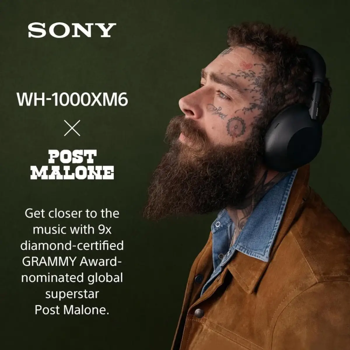 Sony WH-1000XM6 - Wireless Noise Canceling Headphones