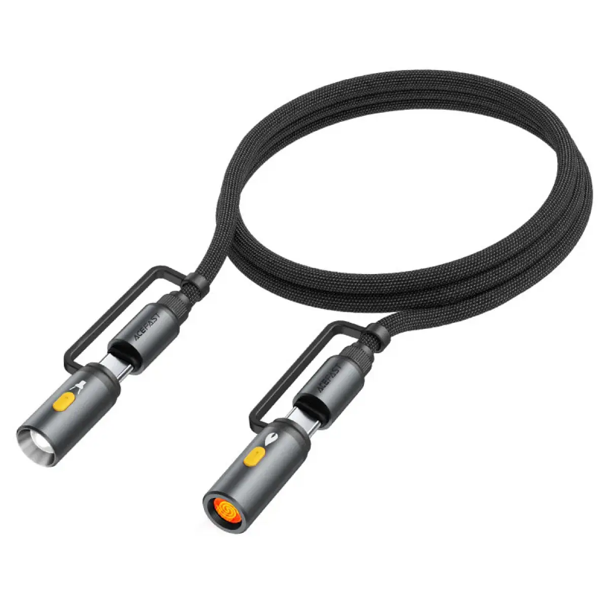 Acefast Charging Data Cable J4 USB-C LED Light Cigarette Lighter