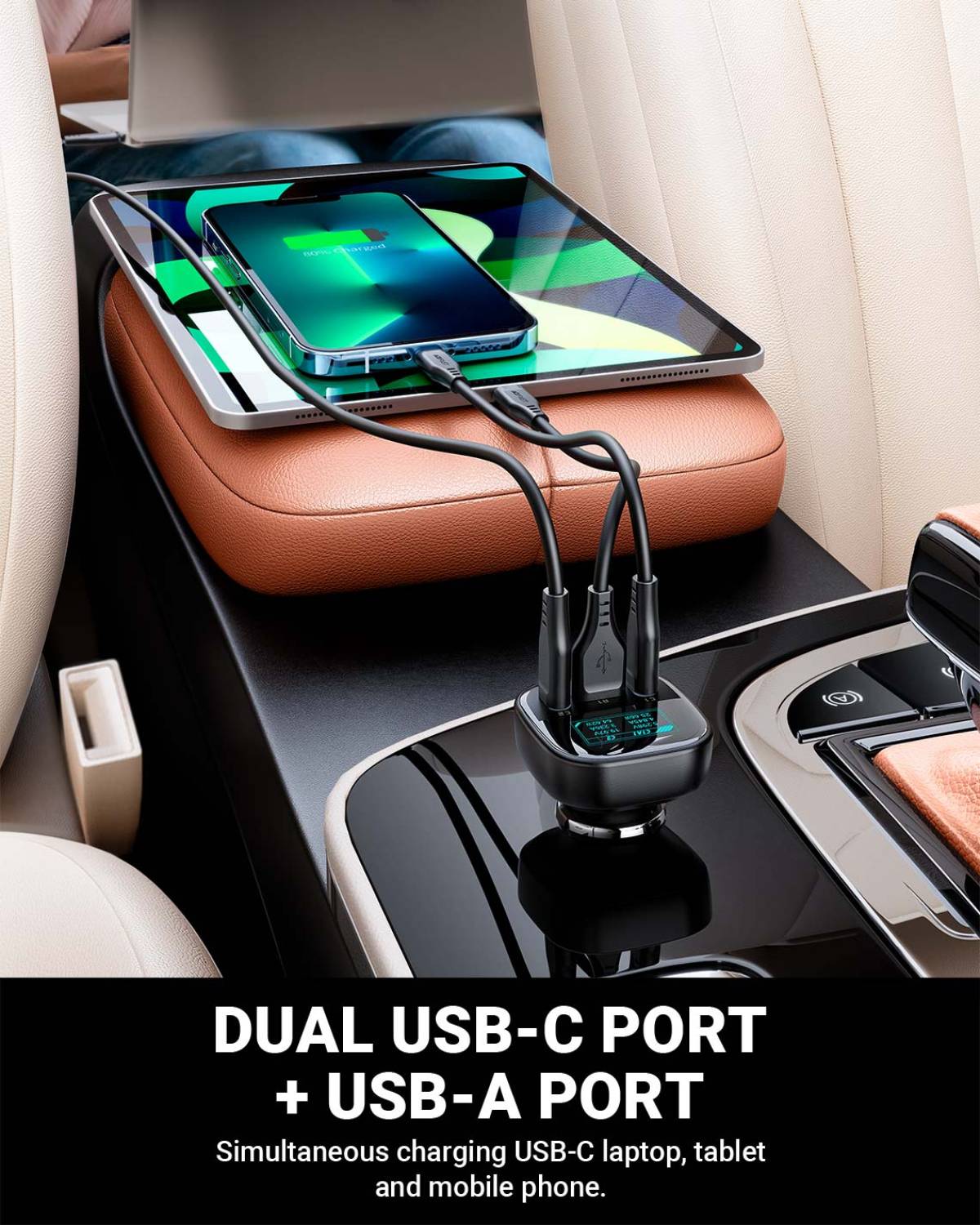 Acefast 101W Fast Car Charger B5