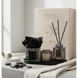 Finmanlife Gentleman Dignity Home Fragrance & Decor Gift Set, Sk935bk