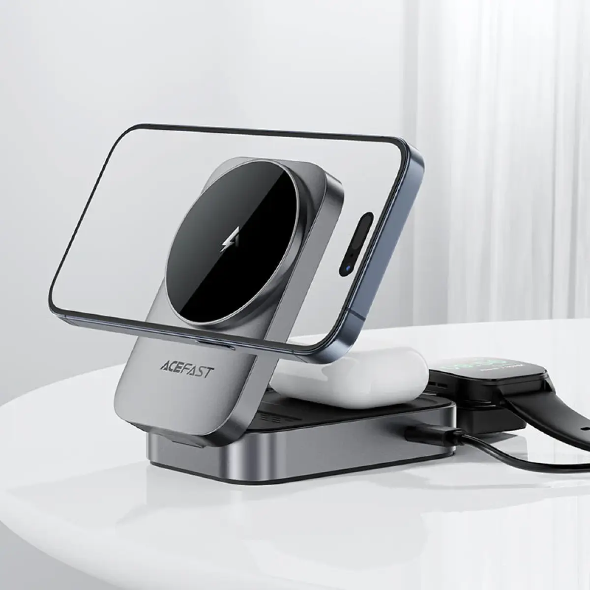 Acefast Fast Wireless Charger Desktop Holder E22