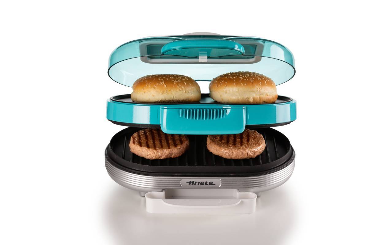 Ariete Hamburger Maker Blue,1200w