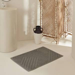 Karaca Home Sarah Anderson Sang Bath Mat – Grey, 8680214387221