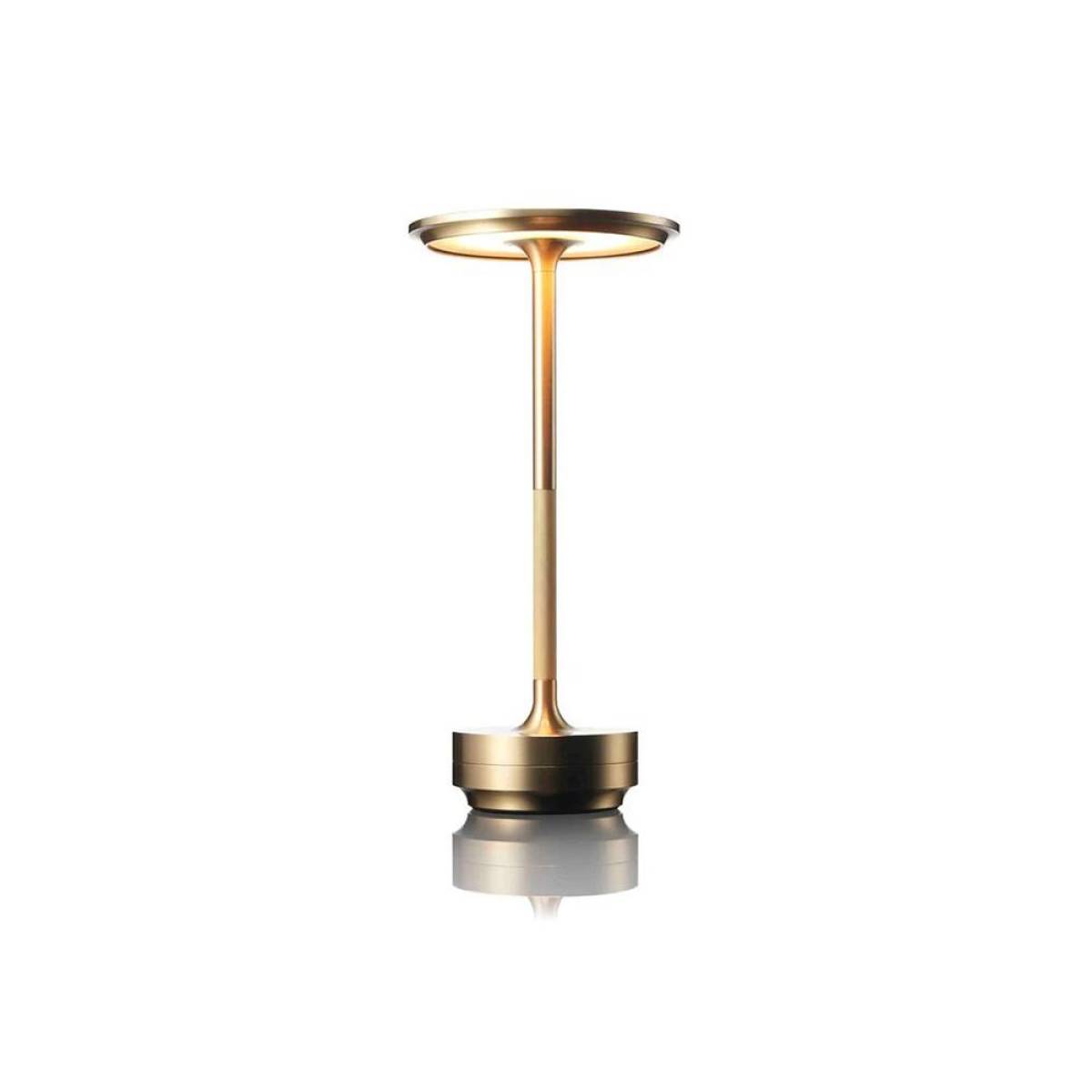 Premium Gold Led Table Lamp 28 Cm – Elegant Ambient Illumination, Sk195147
