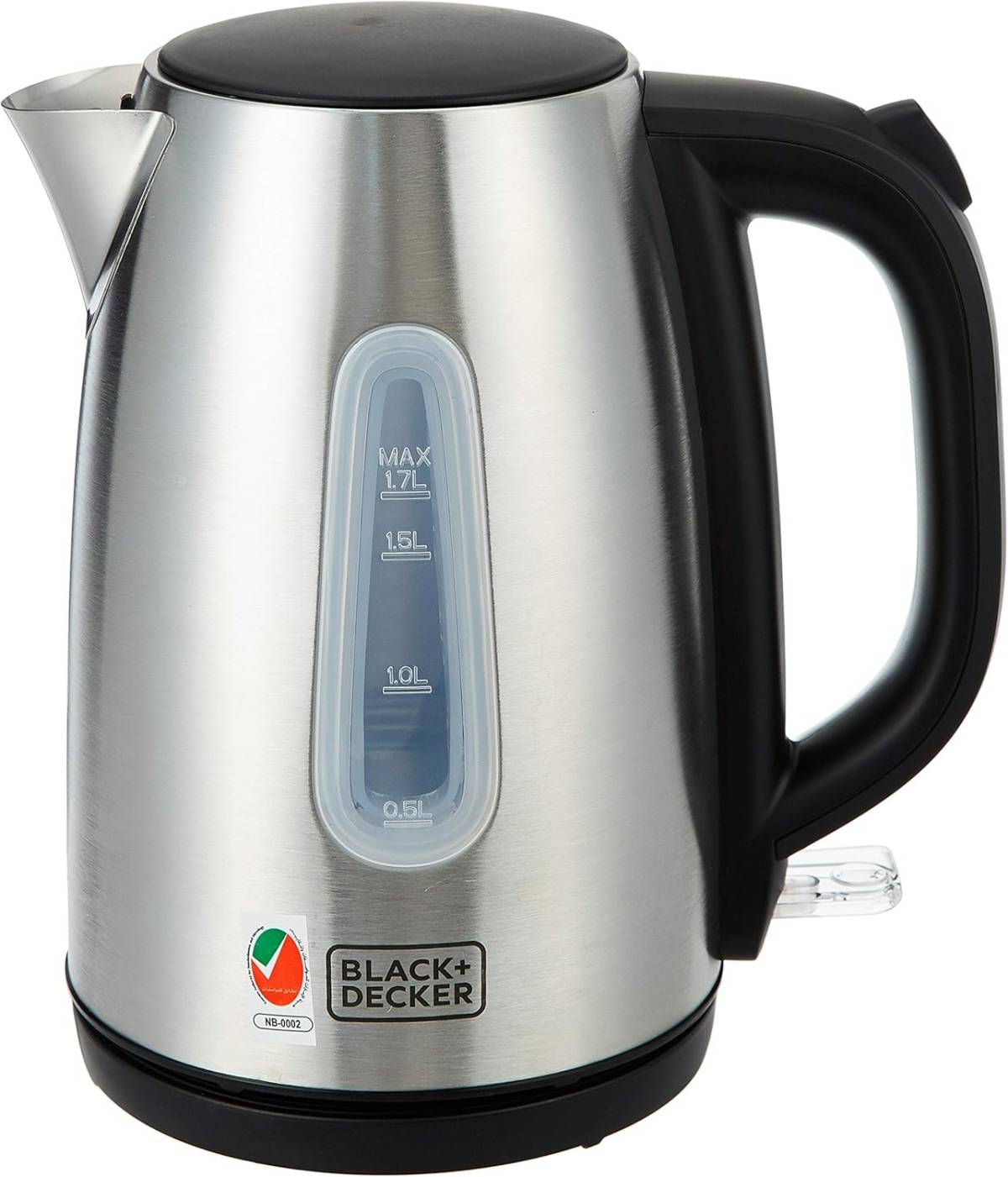 Black+decker Kettle 1.7l 2200w Stainless Steel