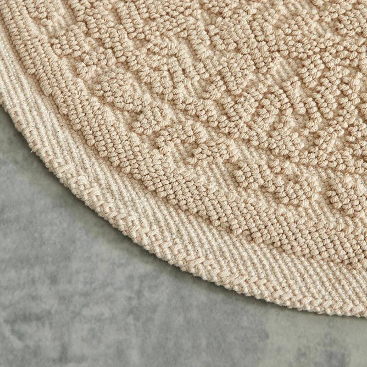 Karaca Home Vista Oval Floor Mat – 90 X 60 Cm, Ecru, 200.22.02.0013