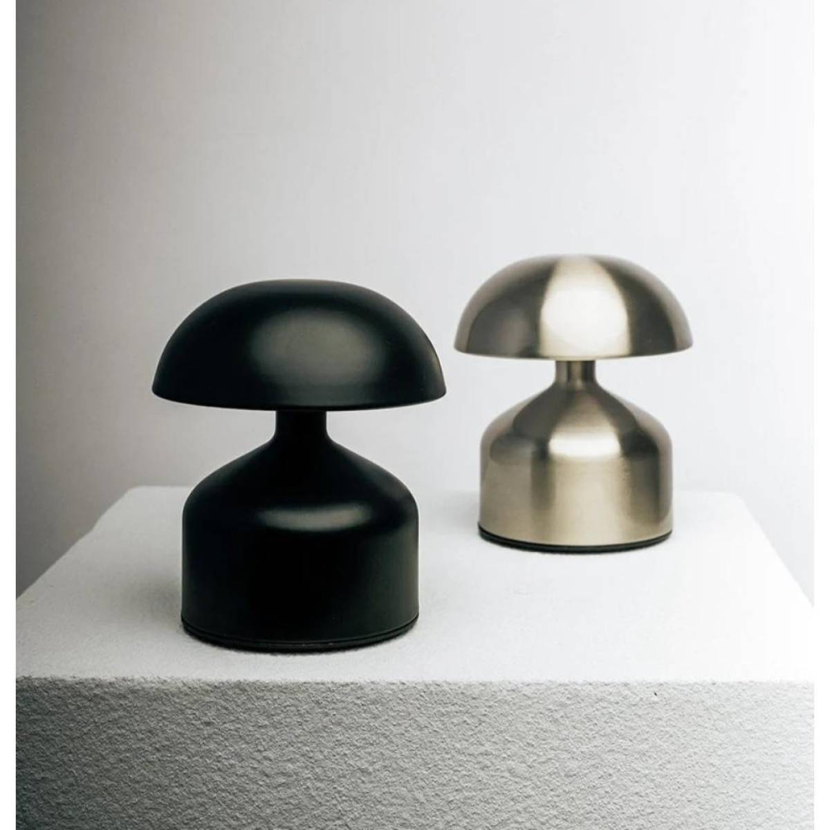 Modern Black Mushroom Led Table Lamp – 13 cm, 3 Adjustable Light Levels, Sk1951414