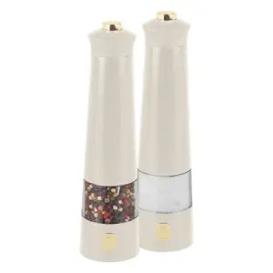 Electric Pepper And Salt Mill, 2pcs Set, Sahara Collection