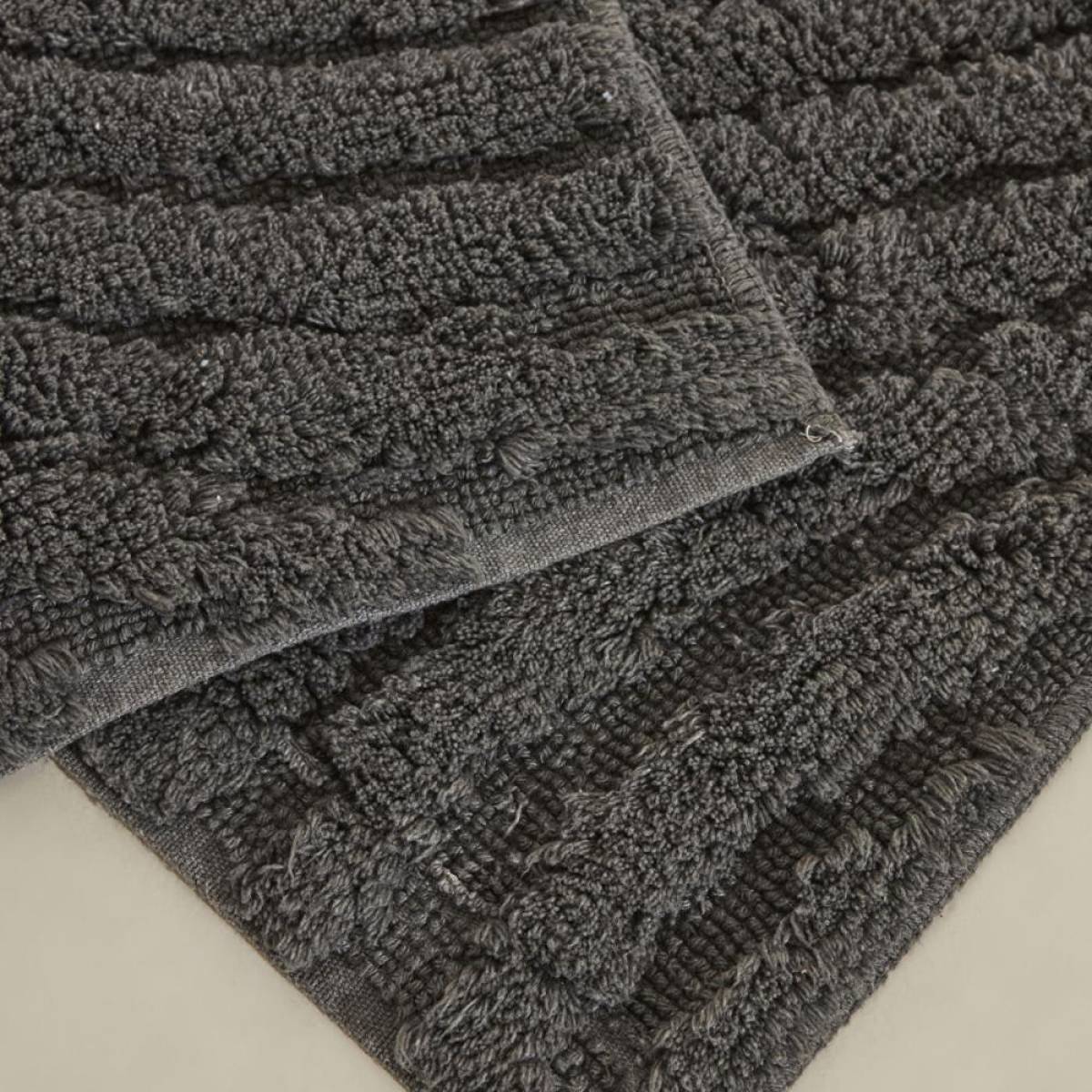 Karaca Home Roma 2-piece Bathmat Set - Anthracite, 8680214393901