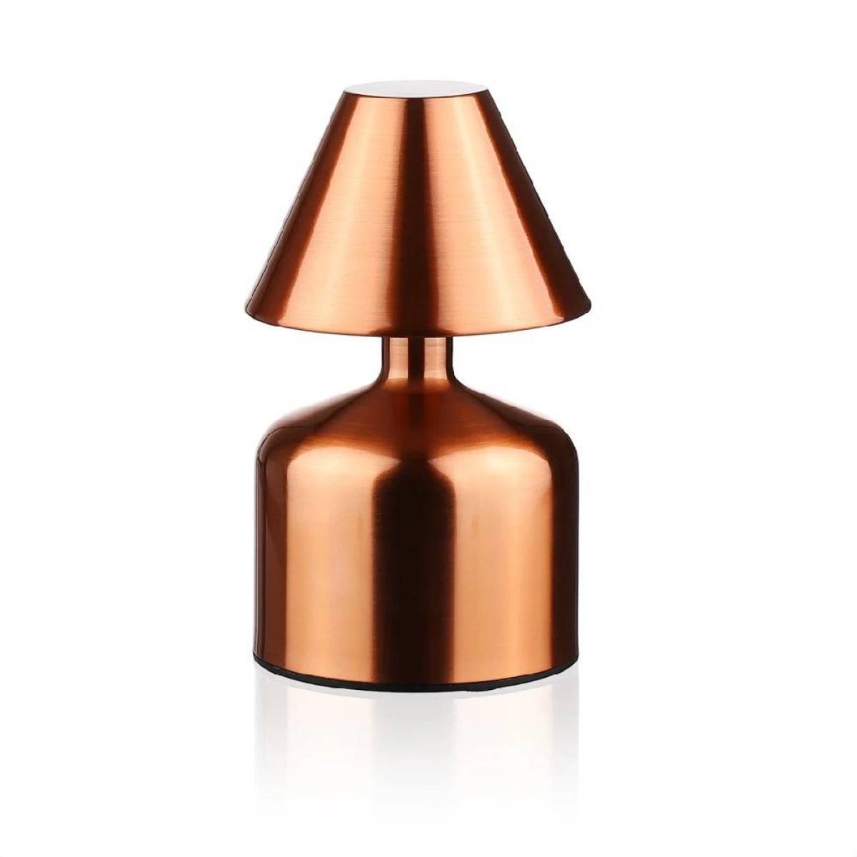 Rechargeable Touch Led Table Lamp 13 Cm – 3 Light Modes, Copper Finish, Sk1951410
