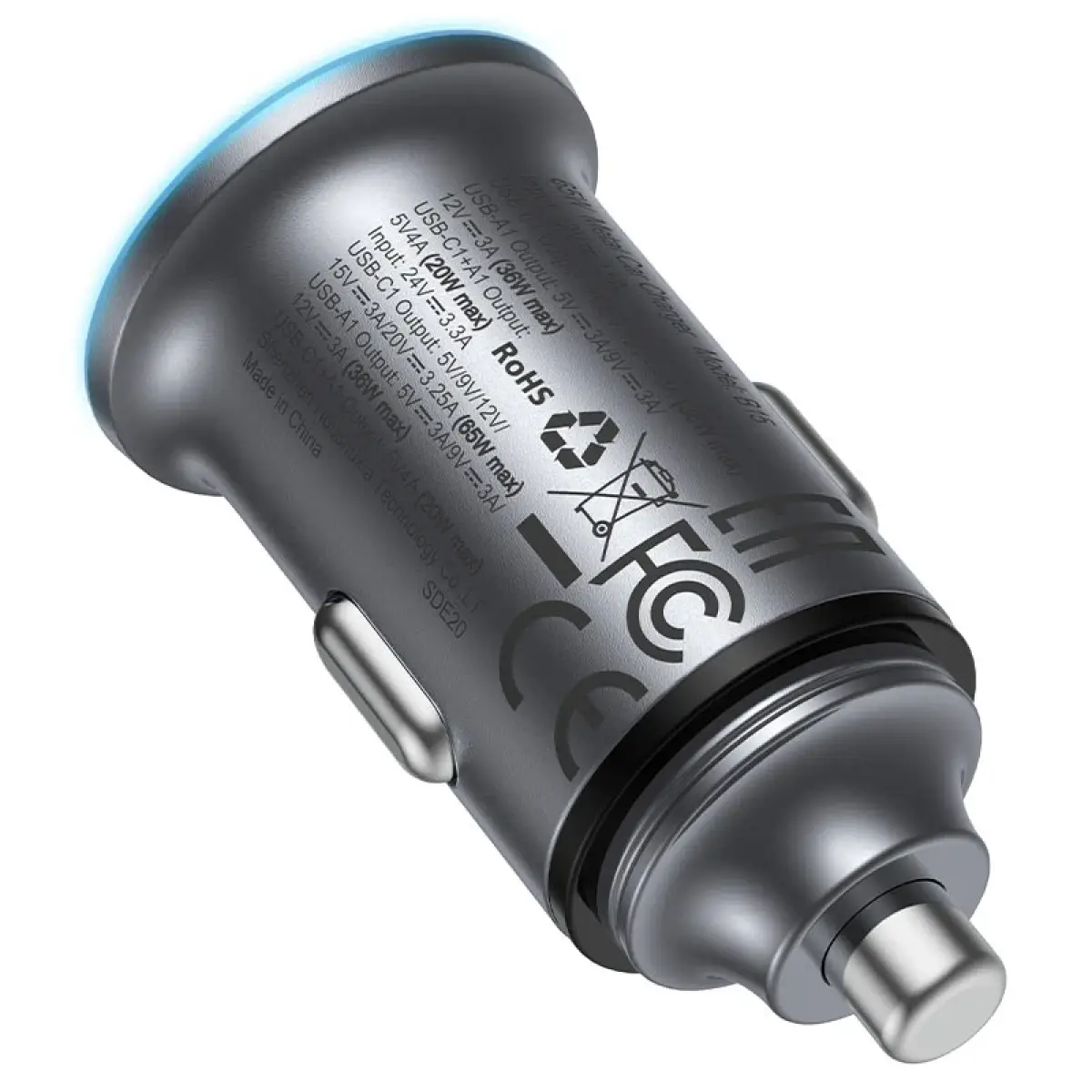 Acefast 65W Dual Port Car Charger B15