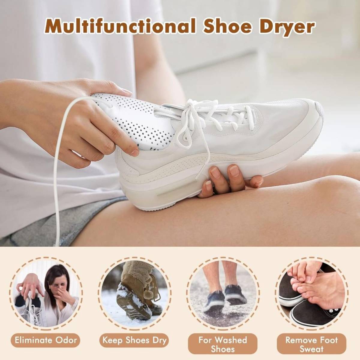 Mdhl Compact Shoe Dryer Fast Drying With Ptc Heat Technology, Pm-09