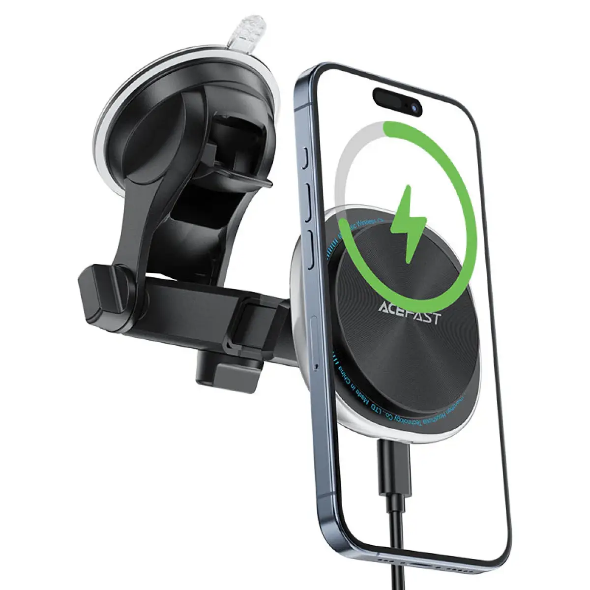 AceFast AirCharge Magnetic Wireless Charger Car Holder D42