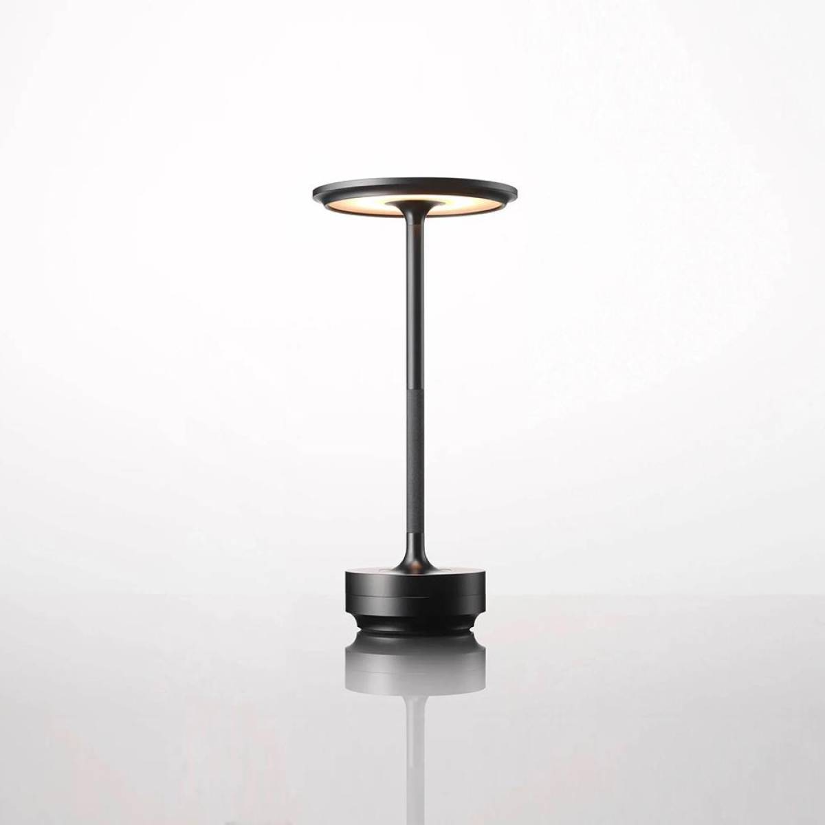 Premium Black Led Table Lamp 28 Cm – Elegant Ambient Illumination, Sk195148
