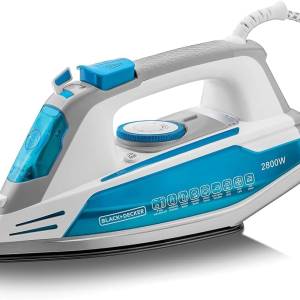 Black & Decker Steam Iron 2800w 110g/min Anodized