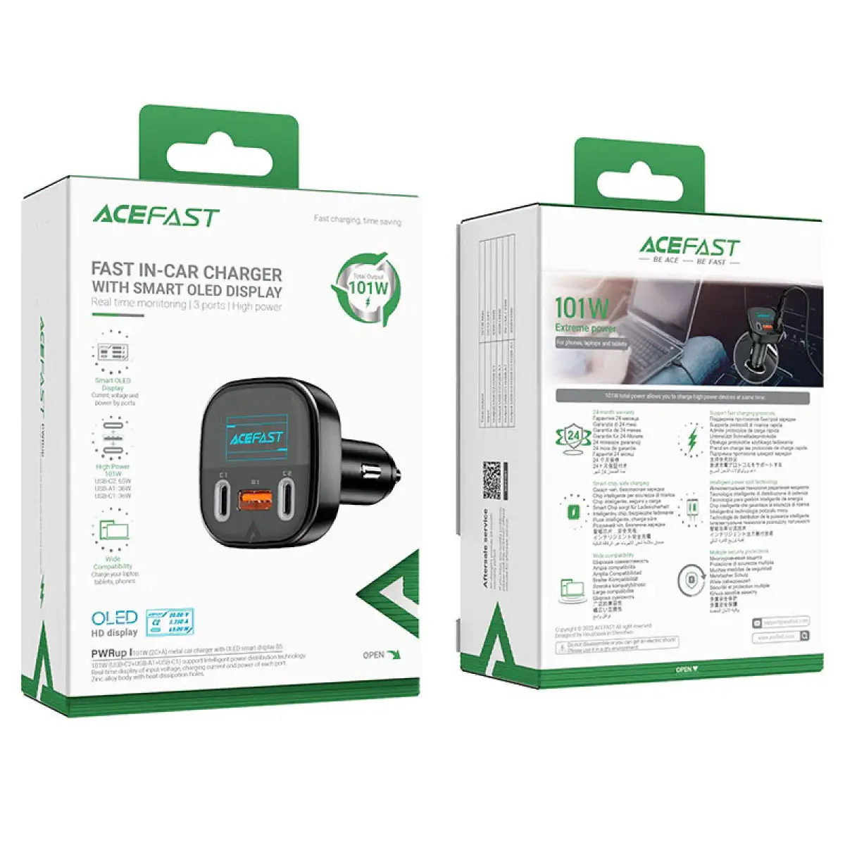 Acefast 101W Fast Car Charger B5