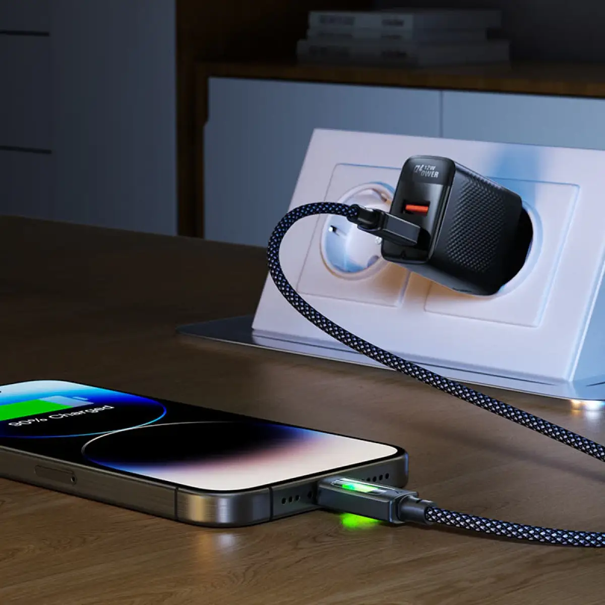 Acefast Charging Data Cable USB-C to USB-C 60W